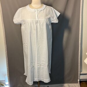 Clivia free Women's Embroidered 100% Cotton Short Sleeve Nightgown Size S-M